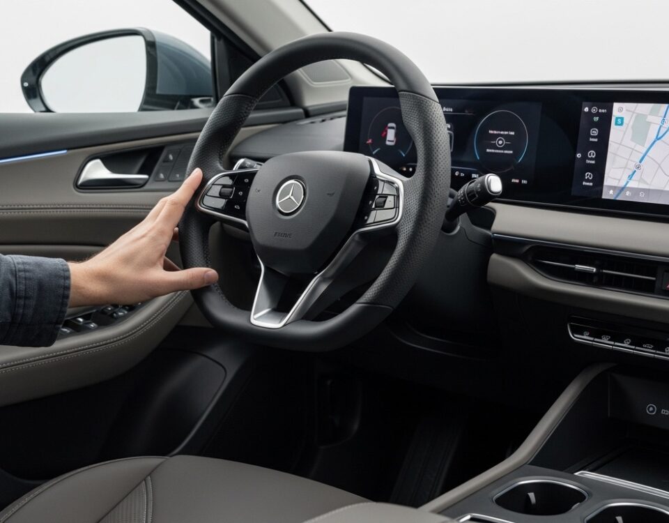 Réglages du profil conducteur sur l écran tactile d une Tesla
